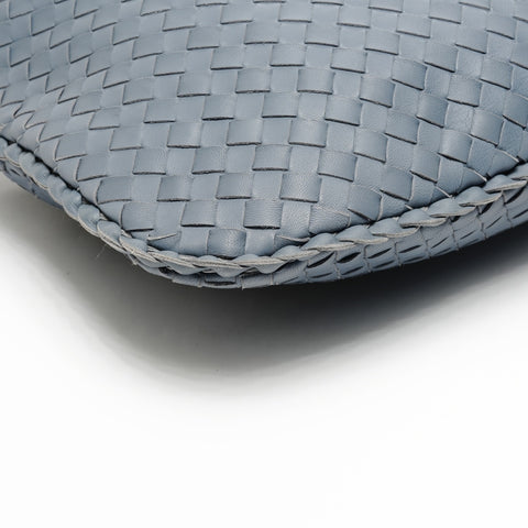 BOTTEGAVENETA INTRECCIATO hobo leather Shoulder Bag gray WS25832