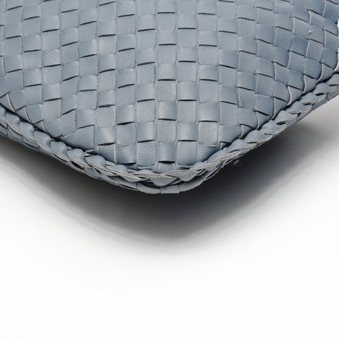 BOTTEGAVENETA INTRECCIATO hobo leather Shoulder Bag gray WS25832