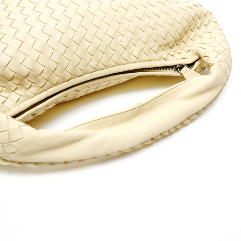 BOTTEGAVENETA INTRECCIATO hobo leather Handbag yellow WS25833