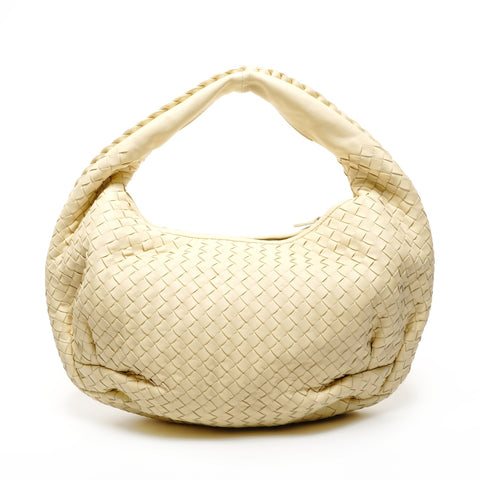 BOTTEGAVENETA INTRECCIATO hobo leather Handbag yellow WS25833