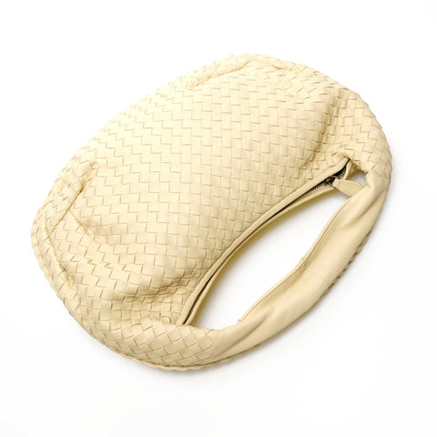 BOTTEGAVENETA INTRECCIATO hobo leather Handbag yellow WS25833