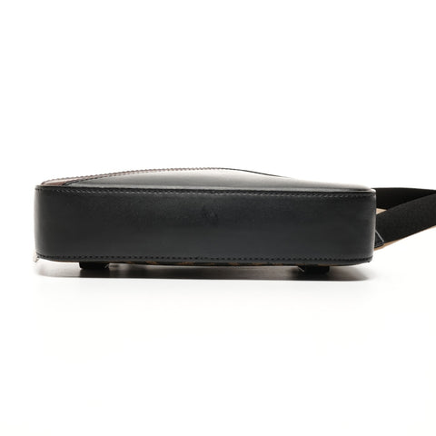 FENDI Zucca Diagonal Camera Case Shoulder Bag black WS25836