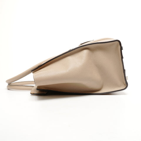 CELINE Luggage micro shopper Handbag beige WS25838