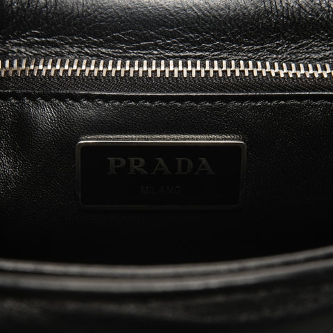PRADA Nappa leather Shoulder Bag black WS25848