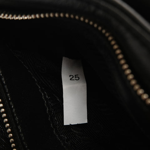 PRADA Nappa leather Shoulder Bag black WS25848