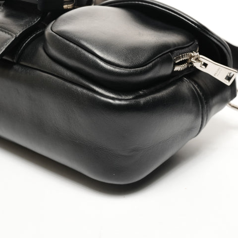 PRADA Nappa leather Shoulder Bag black WS25848