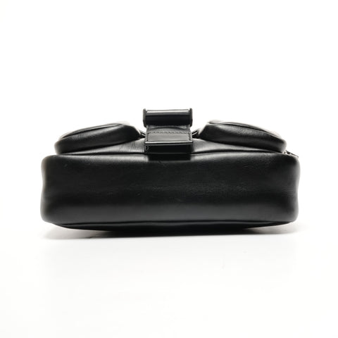 PRADA Nappa leather Shoulder Bag black WS25848