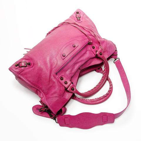 BALENCIAGA 2way Classic City Shoulder Bag pink WS25851