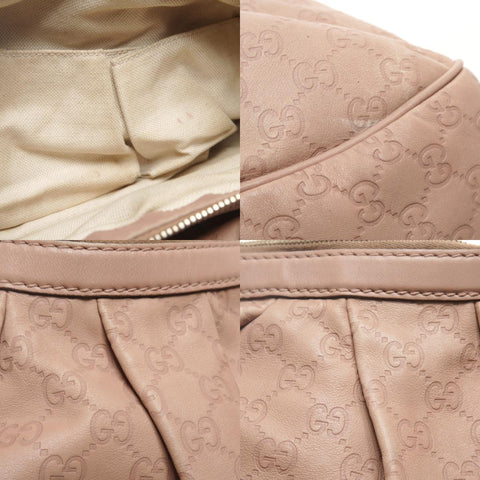 GUCCI GG Shima Leather Shoulder Bag pink WS25852