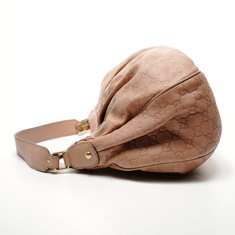 GUCCI GG Shima Leather Shoulder Bag pink WS25852