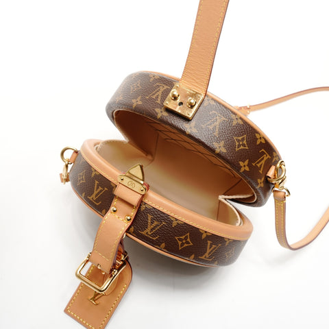 LOUIS VUITTON Petite Boite Chapeau Monogram 2019 M43514 Shoulder Bag Brown WS25856