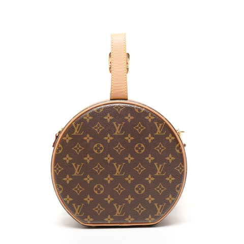 LOUIS VUITTON Petite Boite Chapeau Monogram 2019 M43514 Shoulder Bag Brown WS25856