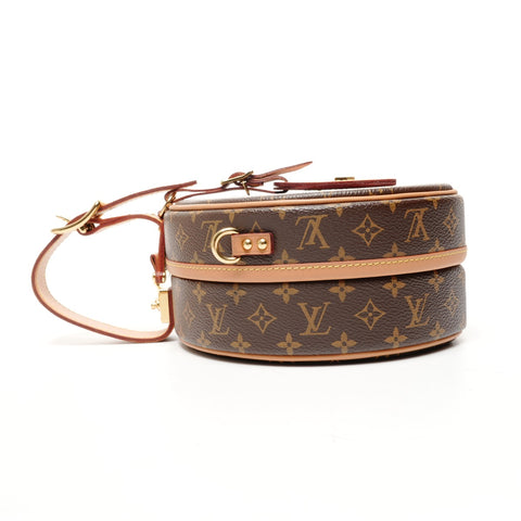 LOUIS VUITTON Petite Boite Chapeau Monogram 2019 M43514 Shoulder Bag Brown WS25856