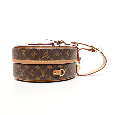LOUIS VUITTON Petite Boite Chapeau Monogram 2019 M43514 Shoulder Bag Brown WS25856