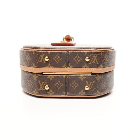 LOUIS VUITTON Petite Boite Chapeau Monogram 2019 M43514 Shoulder Bag Brown WS25856