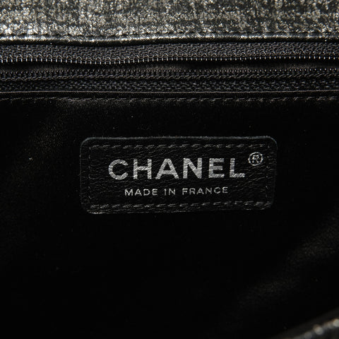 CHANEL Matelasse Metallic Chain 14 series 2010-2011 Shoulder Bag black WS25857