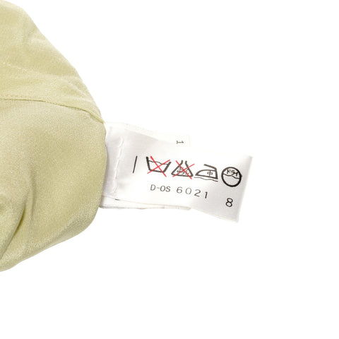 丝绸长袖衬衫绿色 WS25863