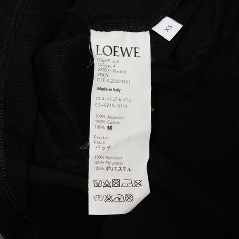 LOEWE Cotton XS Short sleeve T-shirt black WS25875