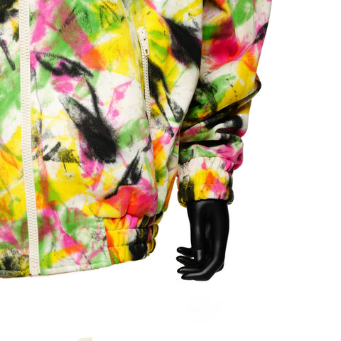 CELINE Tie-dye zip-up polyester blouson, 2022 Stainless Steel, 2Y671383Q, XL Jacket multicolor WS25882
