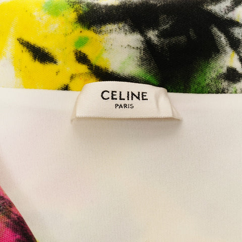 CELINE Tie-dye zip-up polyester blouson, 2022 Stainless Steel, 2Y671383Q, XL Jacket multicolor WS25882