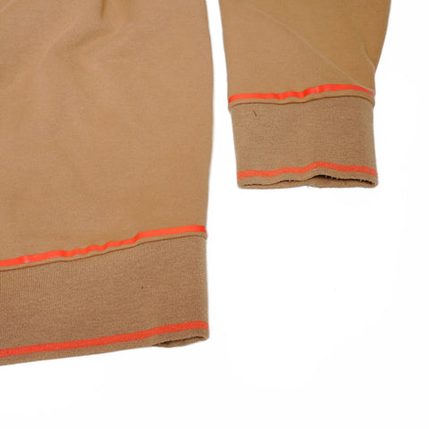 FENDI Cotton fleece lining logo FS7263 S Parker Brown WS25887