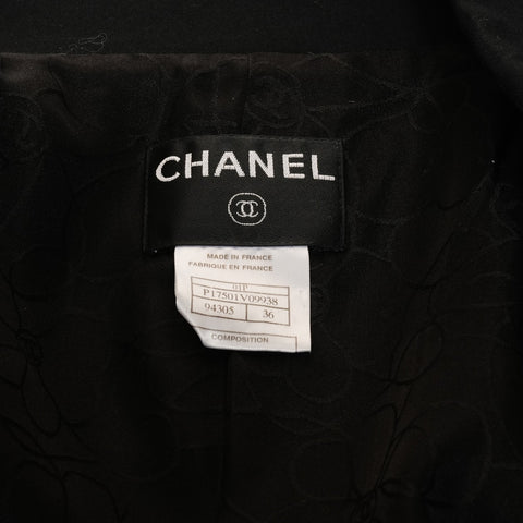 CHANEL Wool double-breasted jacket 01P 2001 36 Jacket black WS25891