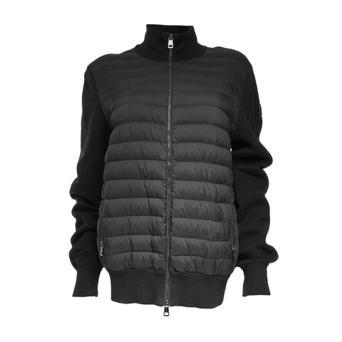 MONCLER CARDIGAN TRICOT M Cardigan Tricot Knit-Toggle Down Jacket black WS25895