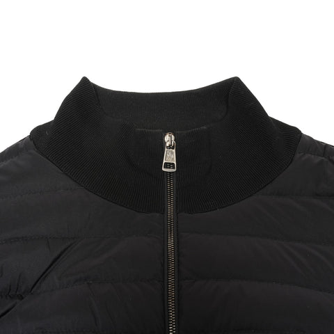 MONCLER CARDIGAN TRICOT M Cardigan Tricot Knit-Toggle Down Jacket black WS25895