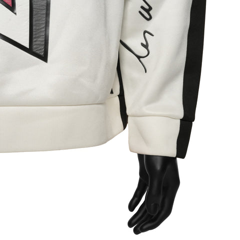 FENDI Logo Jersey 50 sweat blanc WS25900