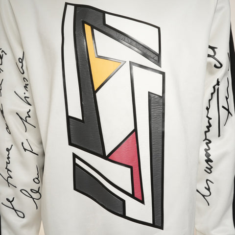 FENDI Logo Jersey 50 sweat white WS25900