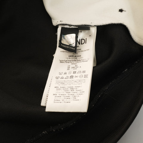 FENDI Logo Jersey 50 sweat white WS25900