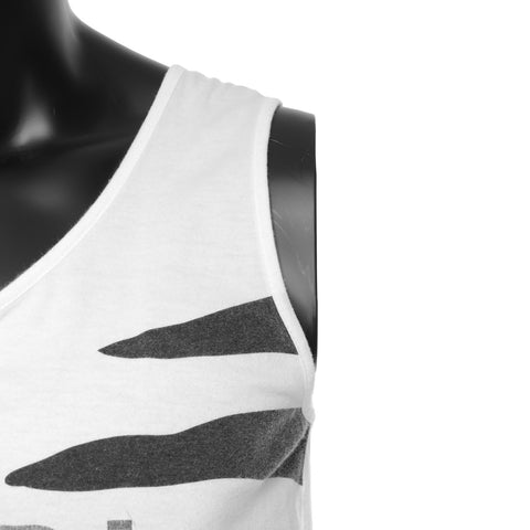FENDI Cotton Sleeveless Logo Tank top white WS25902
