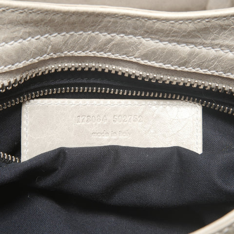 BALENCIAGA Giant City Leder 2-Wege-Einkaufstasche grau WS25904