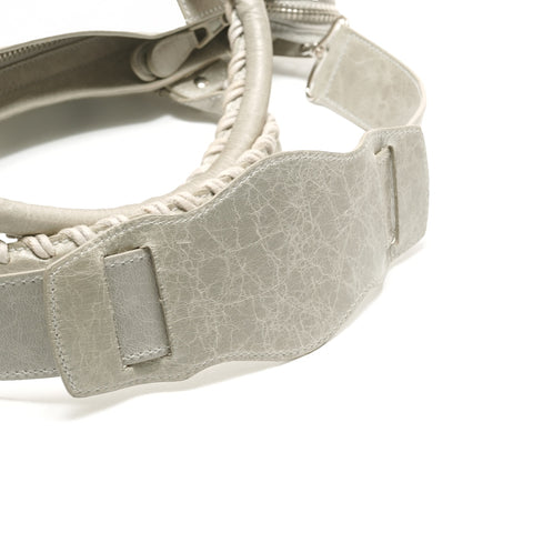 BALENCIAGA Giant City Leder 2-Wege-Einkaufstasche grau WS25904
