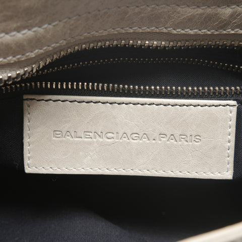 BALENCIAGA Giant City Leder 2-Wege-Einkaufstasche grau WS25904