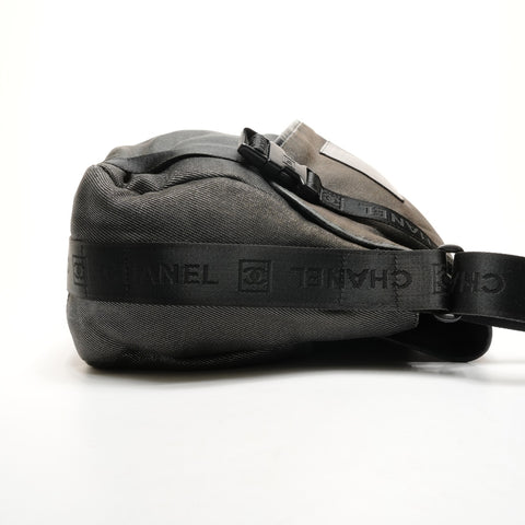 CHANEL Sports Line COCO Mark Messenger Bag Shoulder Bag black WS25908