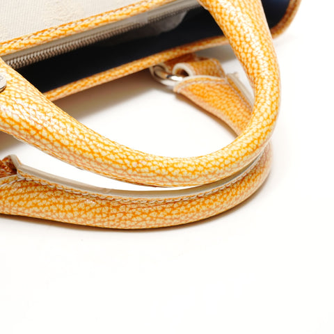 CELINE Boogie Macadam Canvas Handbag beige WS25910