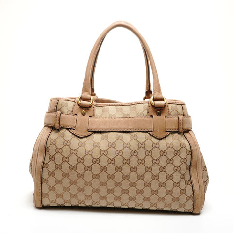 GUCCI GG Canvas x Suede GG Marmont Handbag beige WS25911