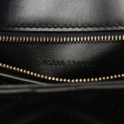GUCCI Leather GG Marmont Camera Bag with Chain 795228 Shoulder Bag black WS25913