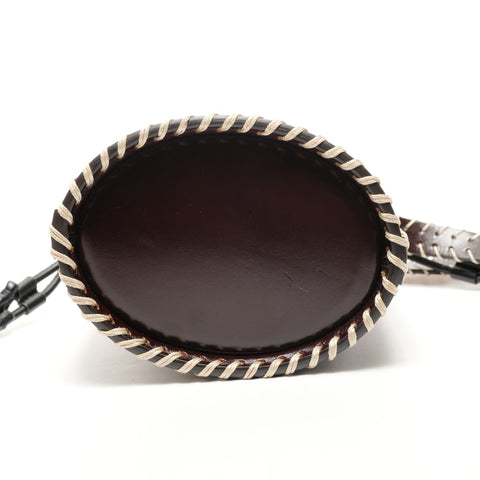 Chloe Luella Mini Bucket Leather Shoulder Bag Brown WS25914