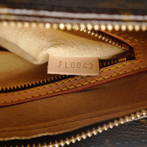 LOUIS VUITTON 2003 Monogram Looping MM Shoulder Bag Brown WS25920