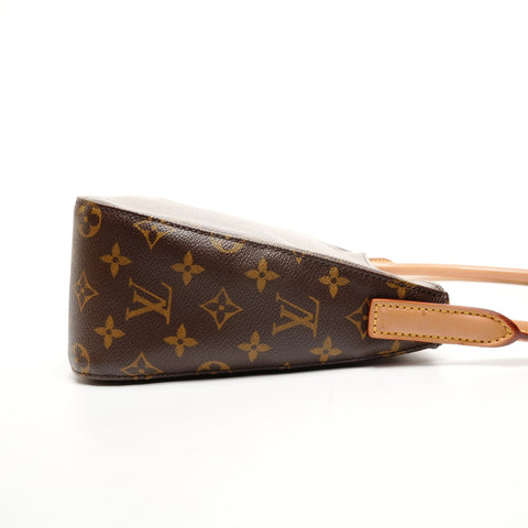 LOUIS VUITTON 2003 Monogram Looping MM Shoulder Bag Brown WS25920
