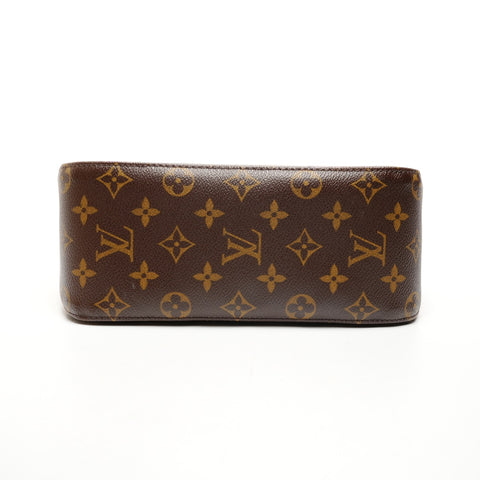 LOUIS VUITTON 2003 Monogram Looping MM Shoulder Bag Brown WS25920