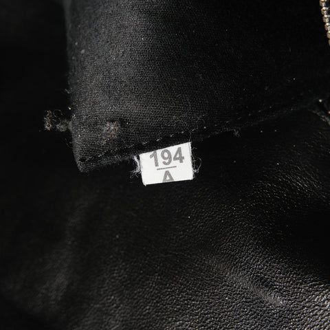 Miu Miu Matelasse Crystal Leather Shoulder Bag black WS25923