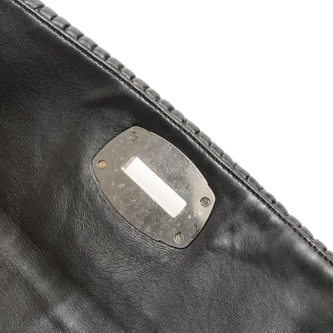 Miu Miu Matelasse Crystal Leather Shoulder Bag black WS25923