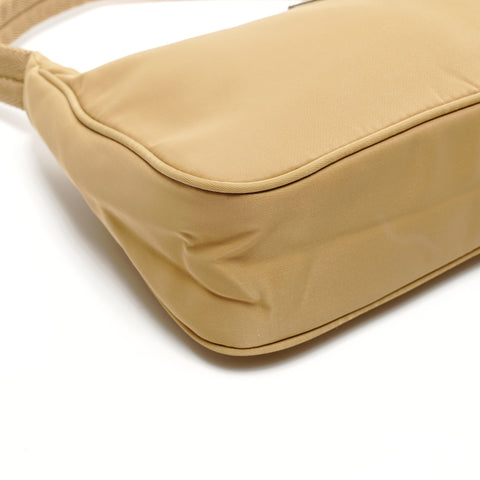 PRADA Nylon Hobo Handtasche Braun WS25925