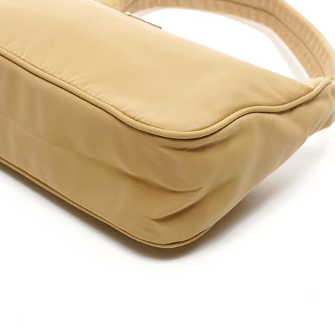 PRADA Nylon Hobo Handtasche Braun WS25925