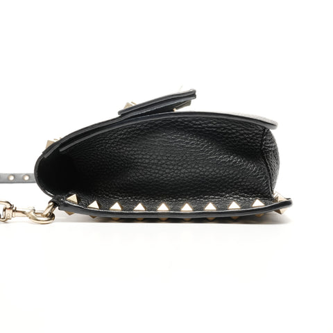 VALENTINO Sac bandoulière en cuir clouté noir WS25927