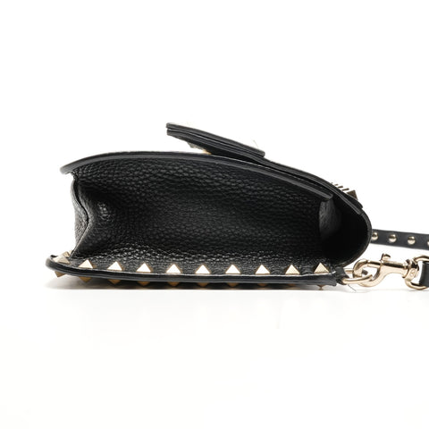 VALENTINO Sac bandoulière en cuir clouté noir WS25927