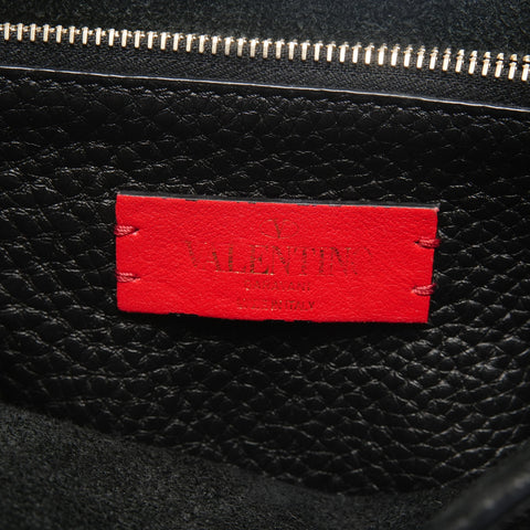 VALENTINO Sac bandoulière en cuir clouté noir WS25927